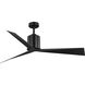 Paso 60 inch Matte Black Ceiling Fan