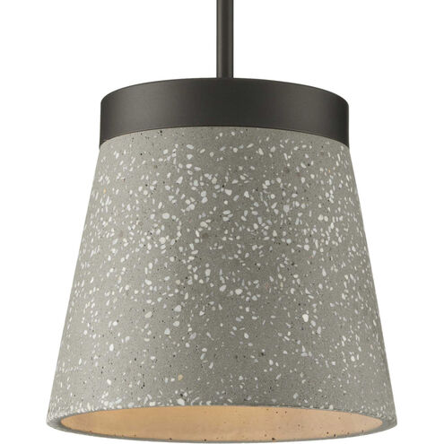 Terrazzo 1 Light 10 inch Graphite Pendant Ceiling Light