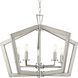 Galloway 5 Light 28 inch Brushed Nickel Pendant Ceiling Light