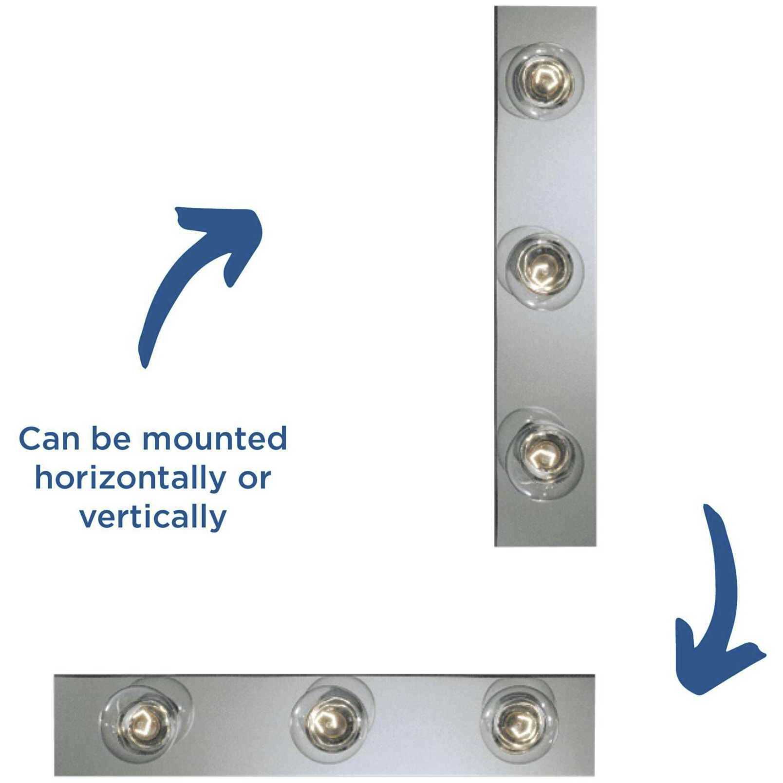 Broadway 3 Light 24 inch Polished Chrome Bath Vanity Wall Light