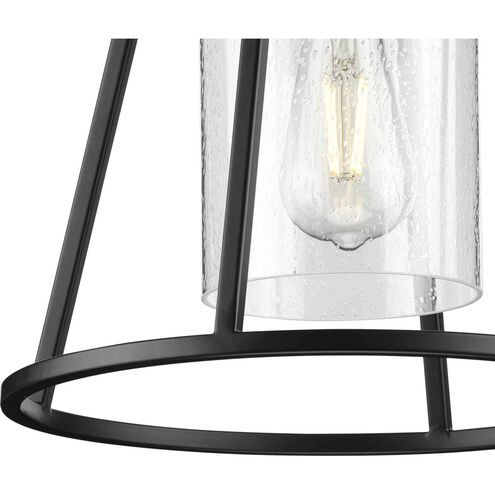 Laramie 1 Light 12 inch Matte Black Pendant Ceiling Light, Design Series