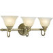 Savannah 3 Light 25 inch Seabrook Bath Vanity Wall Light