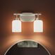 Reines 2 Light 14.75 inch Brushed Nickel Bath Vanity Wall Light