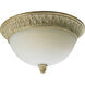 Savannah 3 Light 17 inch Seabrook Close-to-Ceiling Ceiling Light