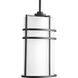 Format 1 Light 9 inch Black Outdoor Hanging Lantern