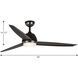 Oriole 60 inch Architectural Bronze with Bronze Blades Ceiling Fan, Progress LED