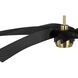 Insigna 72 inch Vintage Brass with Matte Black Blades Ceiling Fan