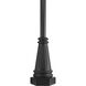 Pole Base 24 inch Textured Black Outdoor Post Base