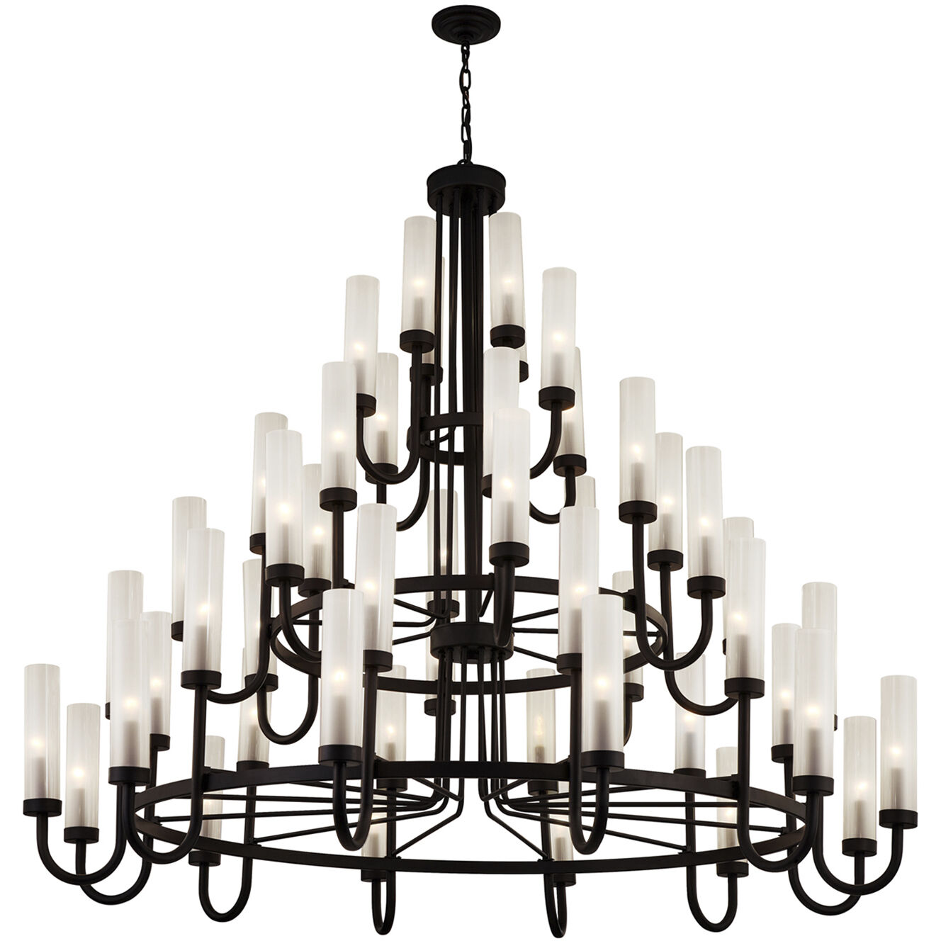 Anchor 48 Light 60.5 inch Dark Bronze Chandelier Ceiling Light