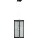 Felton 1 Light 7 inch Matte Black Outdoor Hanging Lantern