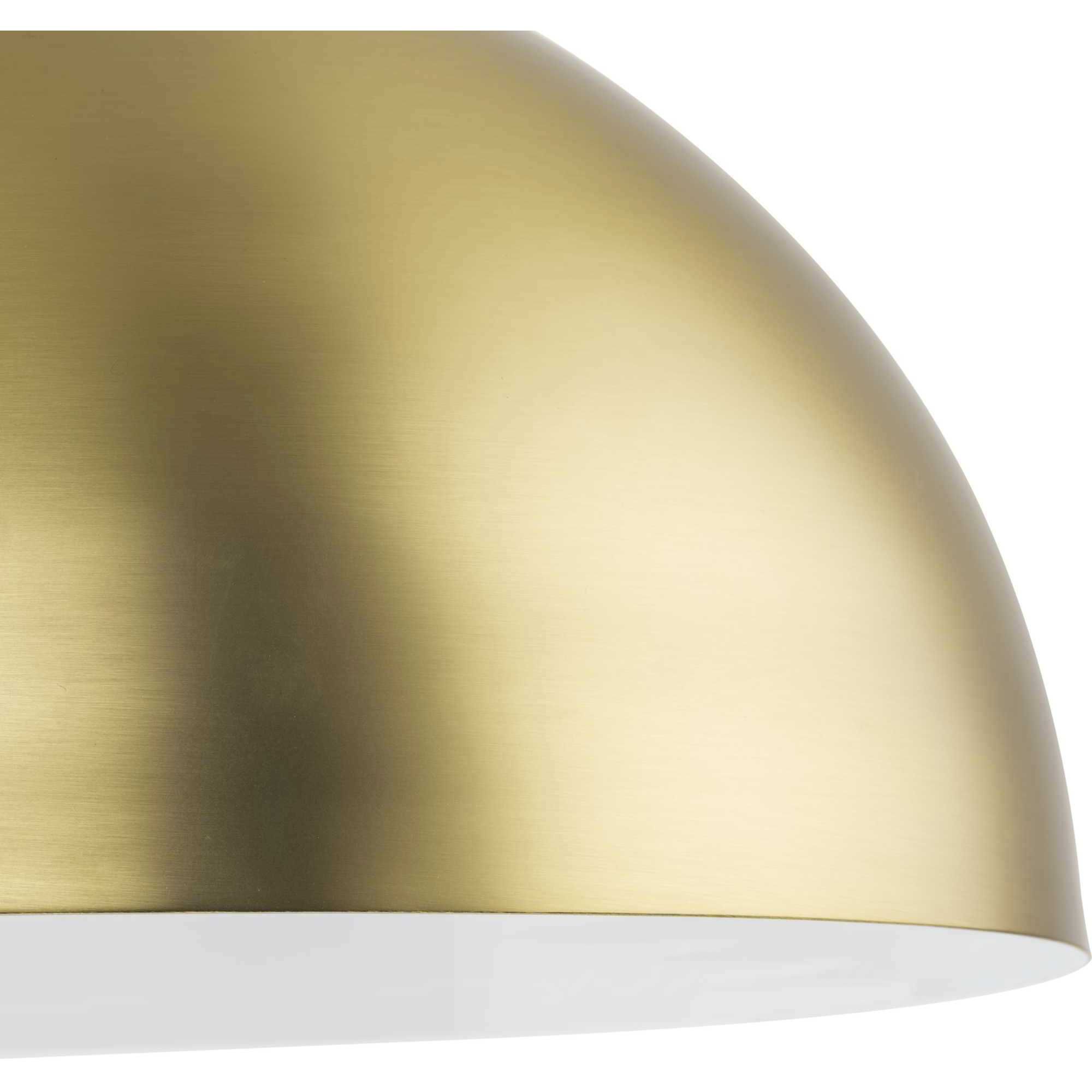 Perimeter 1 Light 15.75 inch Brushed Gold Pendant Ceiling Light