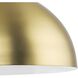 Perimeter 1 Light 15.75 inch Brushed Gold Pendant Ceiling Light