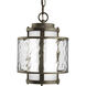Bay Court 1 Light 8.75 inch Antique Bronze Outdoor Hanging Lantern