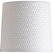 Identity Off White Fabric Shade