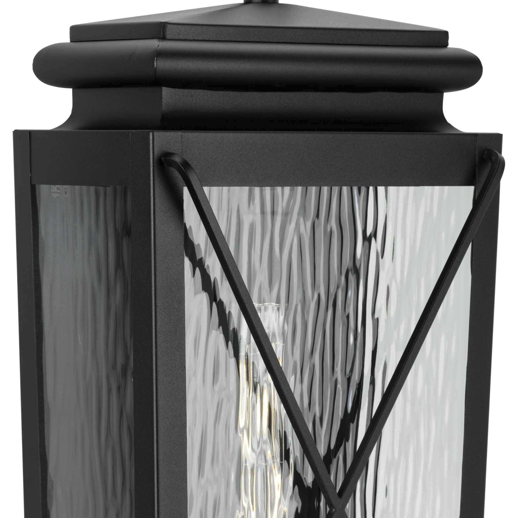 Wakeford 1 Light 21.5 inch Textured Black Wall Lantern