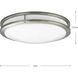 LED CTC COMM LED 14 inch Brushed Nickel Flush Mount Ceiling Light, Progress LED