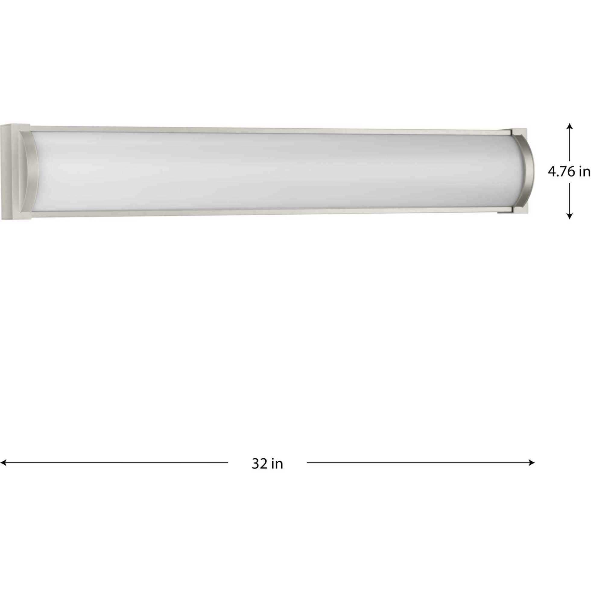 Barril LED LED 32 inch Brushed Nickel Vanity Light Wall Light