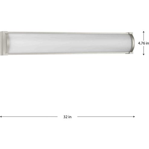 Barril LED LED 32 inch Brushed Nickel Vanity Light Wall Light