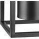 Stallworth 1 Light 18 inch Matte Black Outdoor Wall Lantern