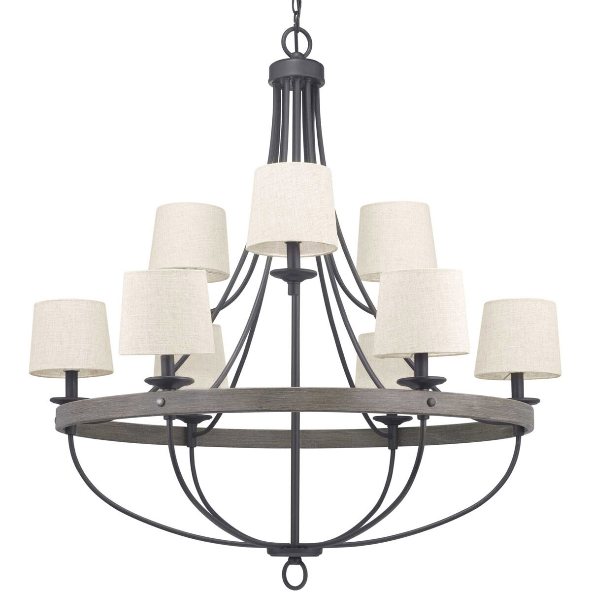 Gulliver 9 Light 35 inch Graphite Chandelier Ceiling Light