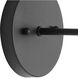 Replay 1 Light 5.13 inch Black Bath Vanity Wall Light