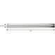 AirPro Painted Nickel Fan Downrod, 12in