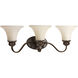 Applause 3 Light 24 inch Antique Bronze Bath Vanity Wall Light