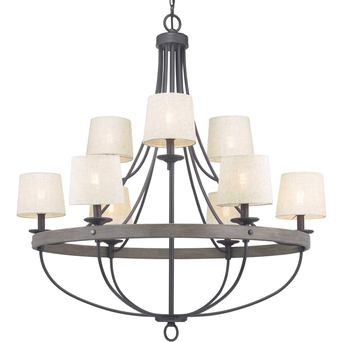 Gulliver 9 Light 35 inch Graphite Chandelier Ceiling Light