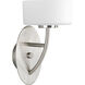 Calven 1 Light 6 inch Brushed Nickel Bath Vanity Wall Light