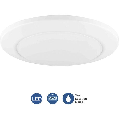Fairway LED LED 7 inch Satin White Surface Mount Light Ceiling Light, Progress LED