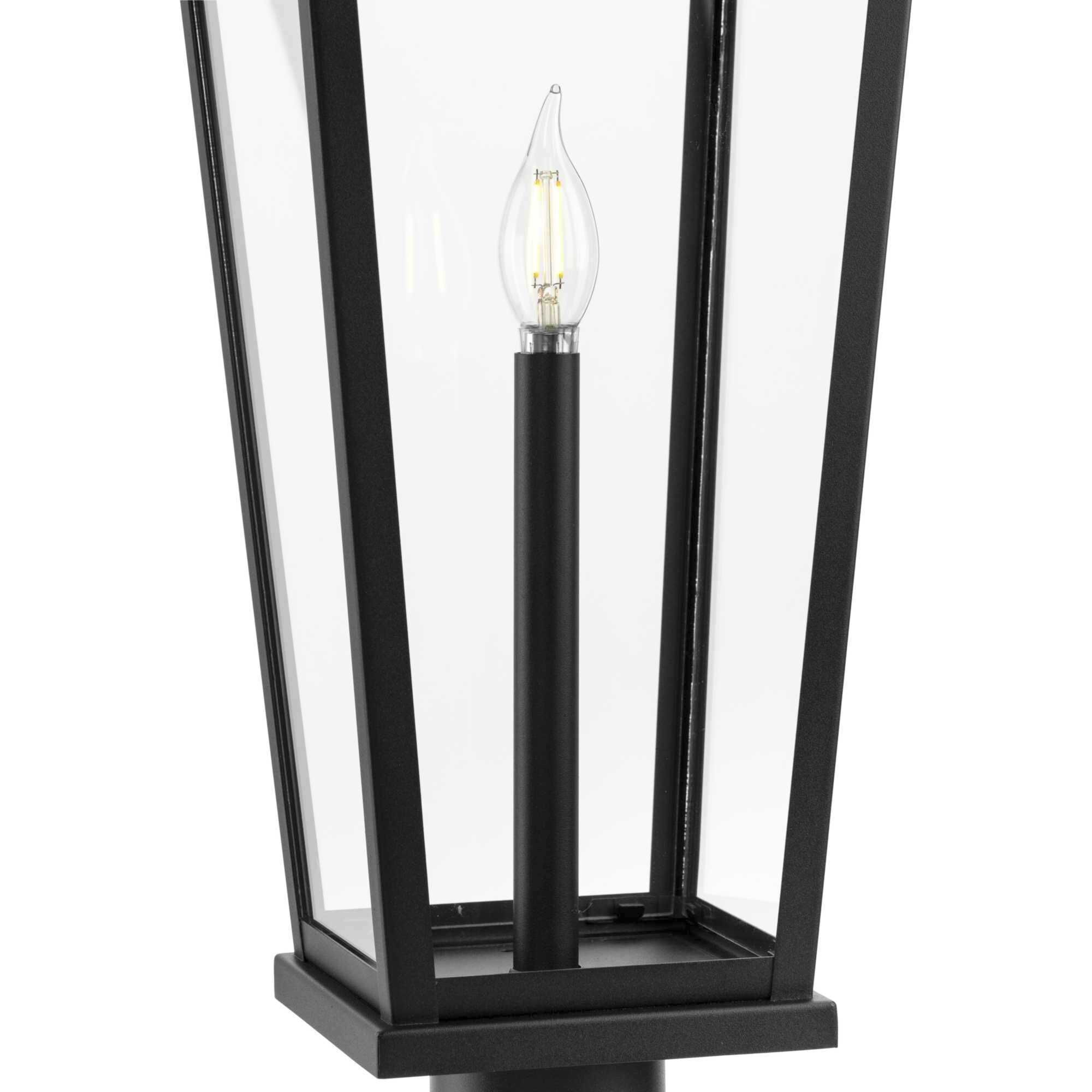 Richmond Hill 1 Light 26.5 inch Textured Black Outdoor Post Light, Design Series