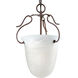 Bedford 1 Light 11 inch Cobblestone Hall & Foyer Ceiling Light in Etched Alabaster
