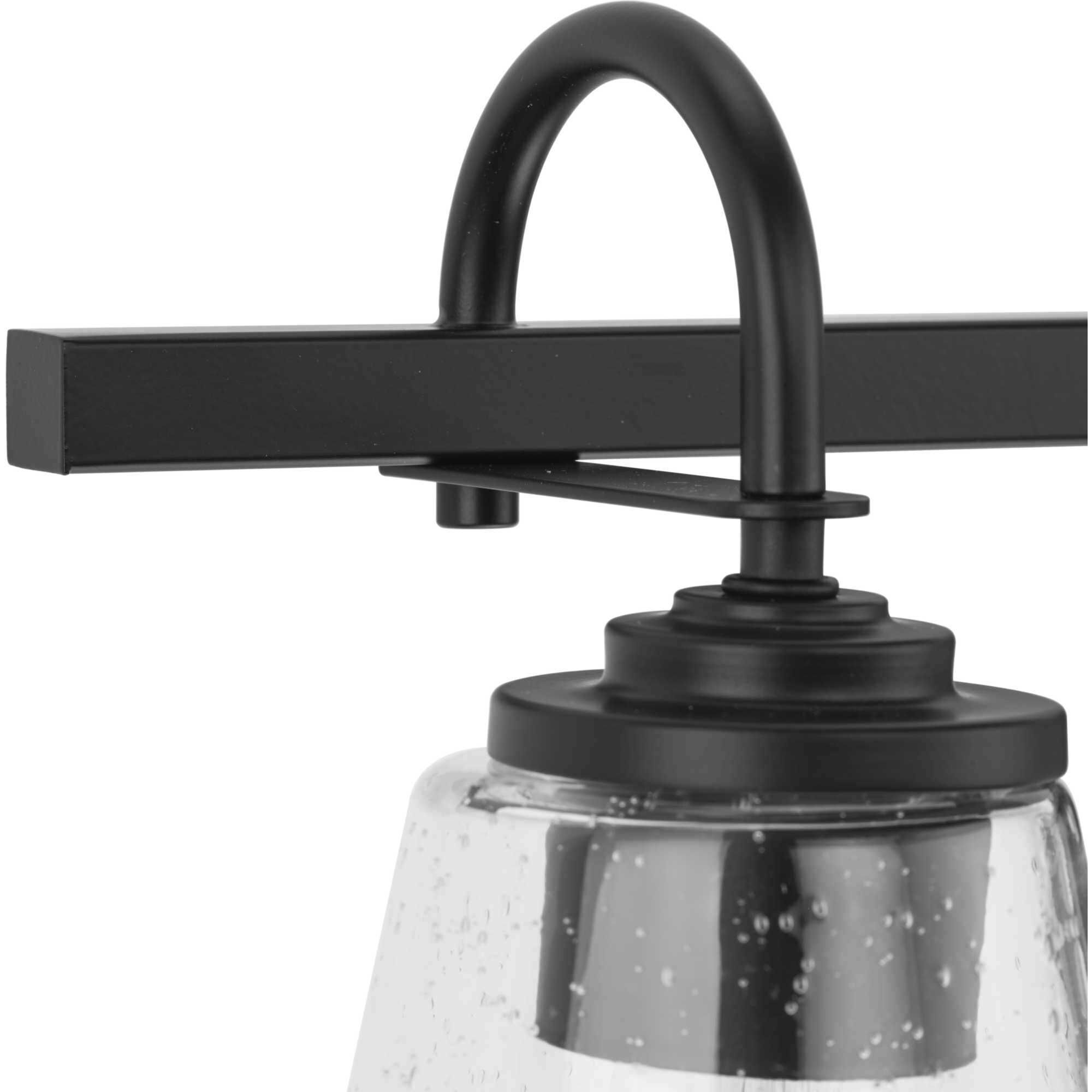 Martenne 3 Light 24 inch Matte Black Bathroom Vanity Light Wall Light