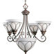 Verona 4 Light 26 inch Cobblestone Chandelier Ceiling Light