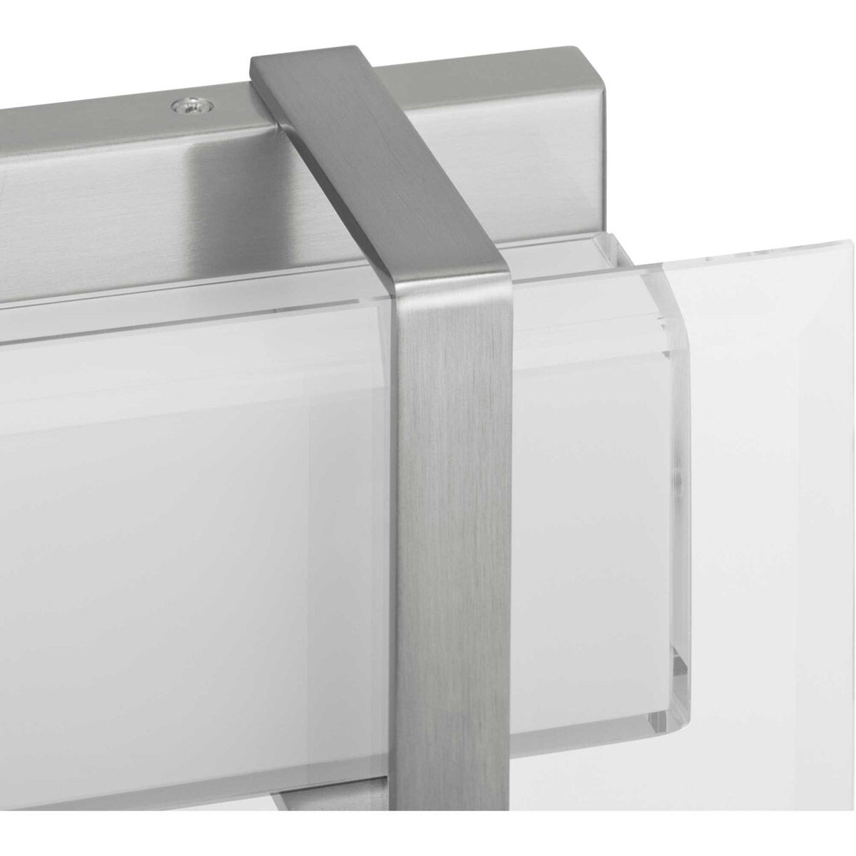 Miter LED LED 12.25 inch Brushed Nickel ADA Wall Sconce Wall Light, Progress LED