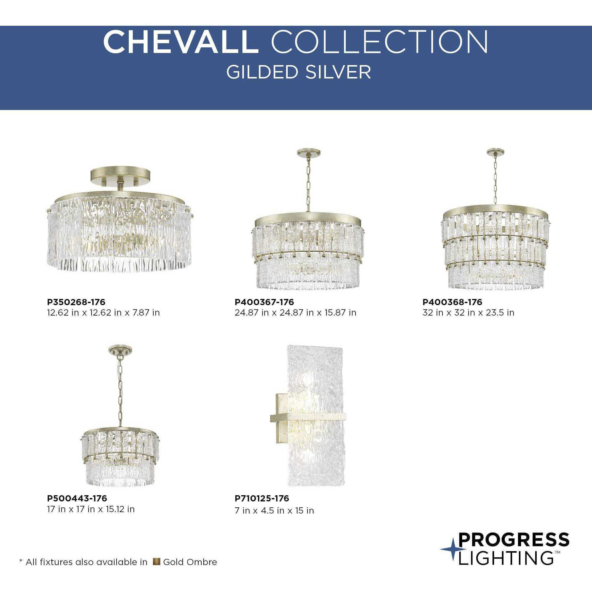 女性が喜ぶ♪ 3 Chevall Light Light Ceiling Pendant Silver Gilded inch 17 パンツ