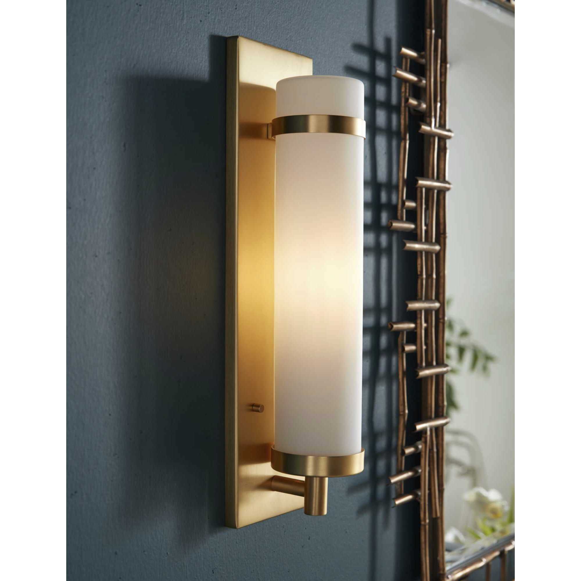 Hartwick 1 Light 5 inch Satin Brass ADA Wall Sconce Wall Light