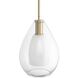 Carillon 1 Light 9.87 inch Brushed Gold Pendant Ceiling Light