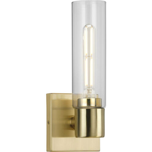 Clarion 1 Light 5 inch Satin Brass Bath Vanity Wall Light