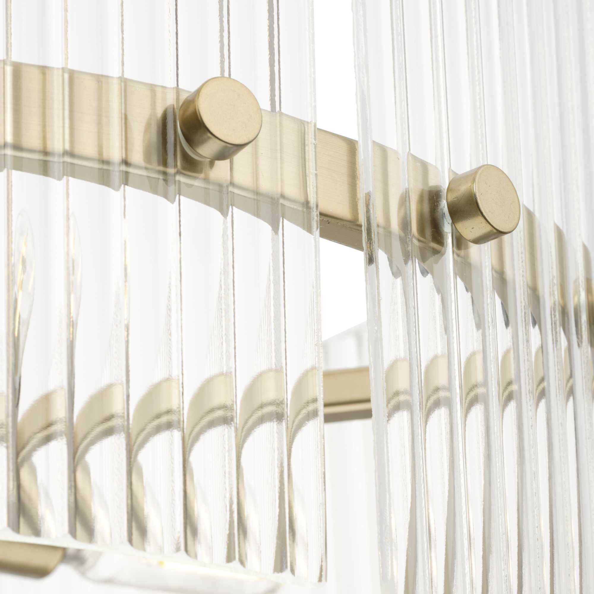 Seville 4 Light 17.87 inch Soft Gold Convertible Pendant Ceiling Light, Design Series