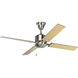 North Park 52 inch Brushed Nickel with Natural Cherry/Cherry Blades Ceiling Fan