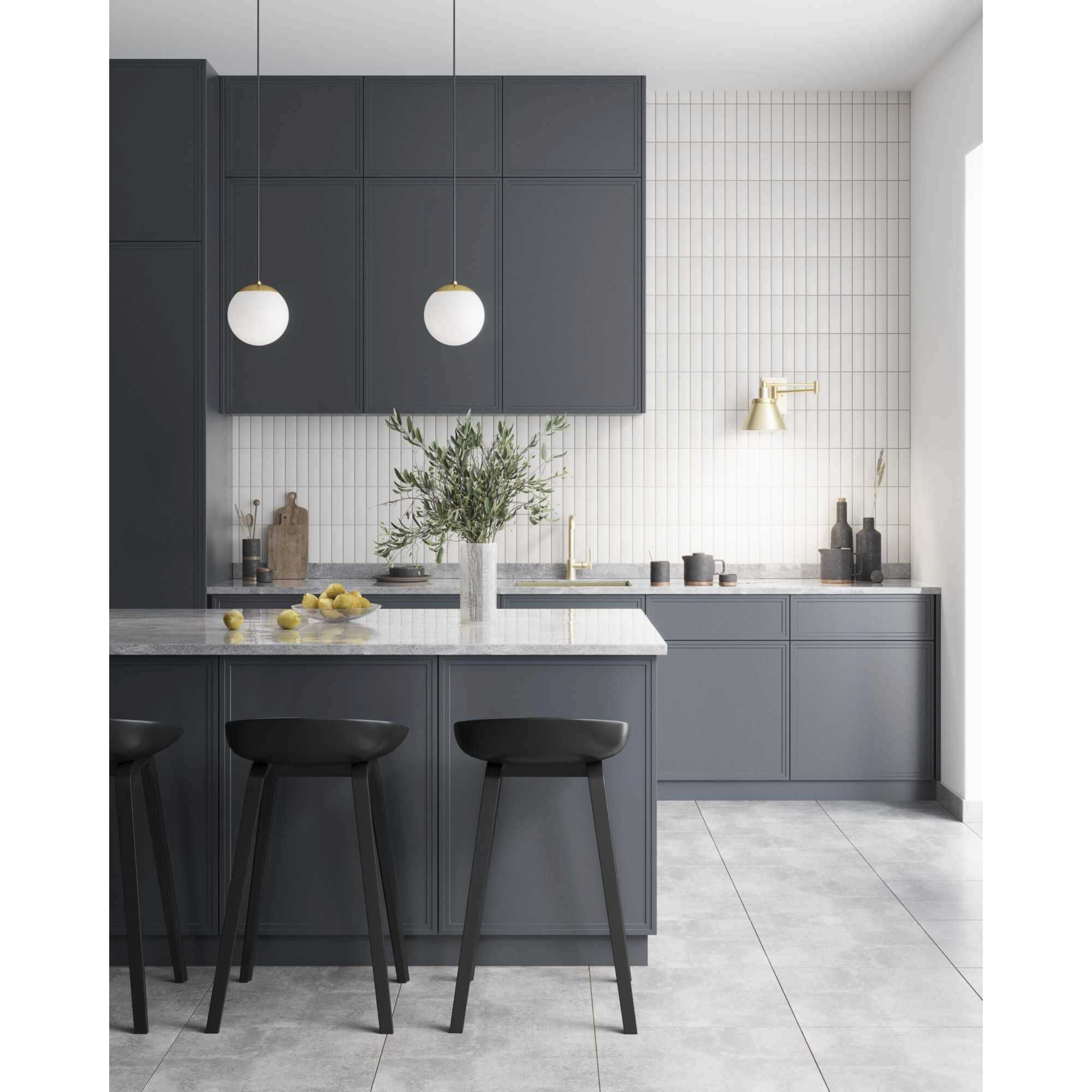 Atwell 1 Light 8 inch Brushed Bronze Pendant Ceiling Light, Small