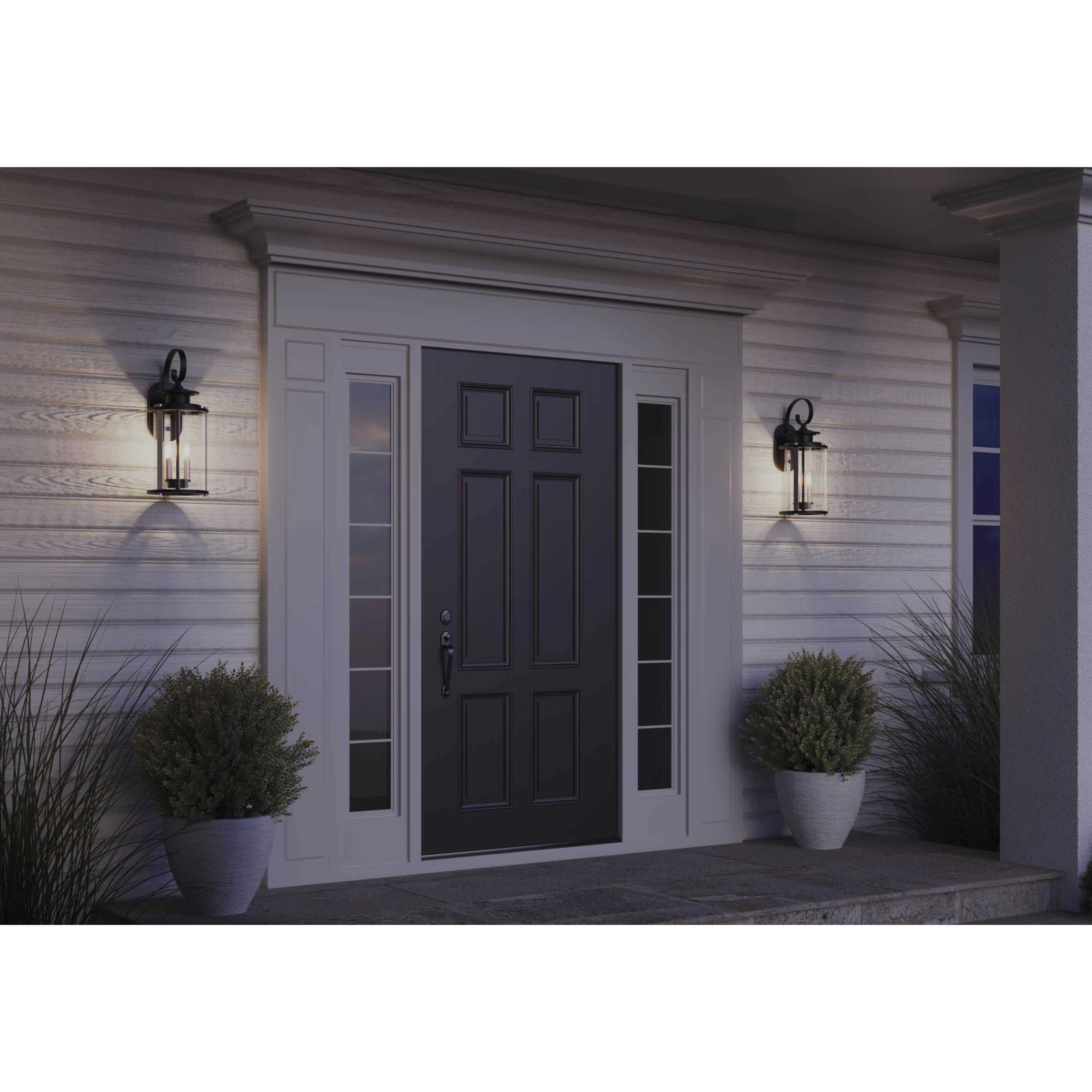 Progress P560037-031 Squire Outdoor Wall Lantern in Black