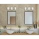 Metric 3 Light 22 inch Brushed Nickel Bath Vanity Wall Light, Design Series