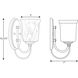 Bowman 1 Light 5 inch Cottage White Bath Vanity Wall Light
