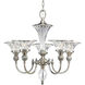 Roxbury 5 Light 24 inch Classic Silver Chandelier Ceiling Light