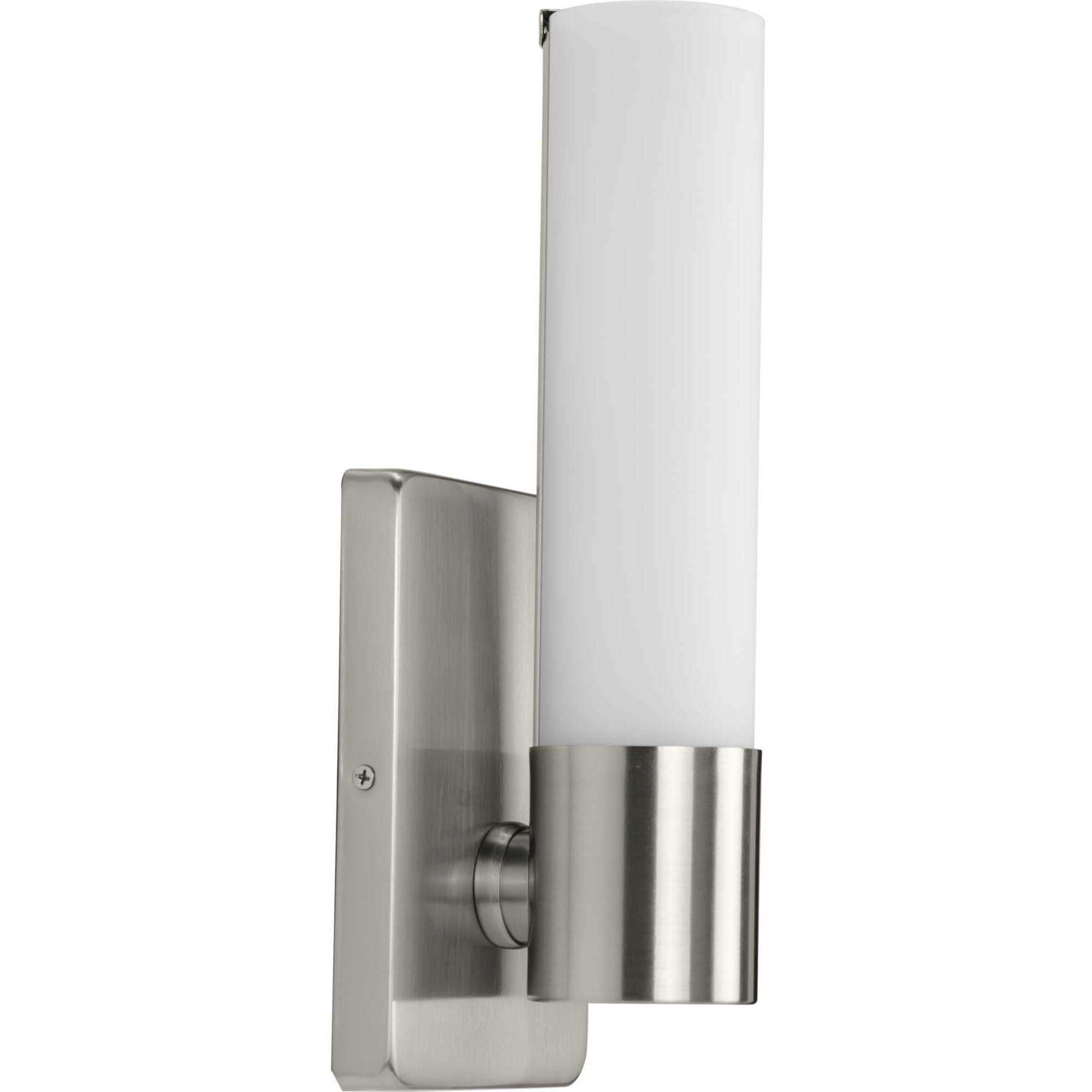 Blanco LED LED 5 inch Brushed Nickel ADA Wall Bracket Wall Light, Progress LED