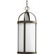 Greetings 1 Light 10 inch Antique Bronze Outdoor Hanging Lantern