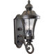 Nottington 2 Light 20 inch Forged Bronze Outdoor Wall Lantern, Medium