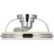 Burnett 20.94 inch Brushed Nickel with Silver Blades Outdoor Ceiling Fan